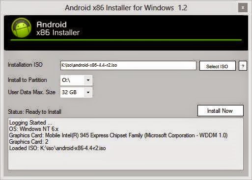 android x86 easy installer